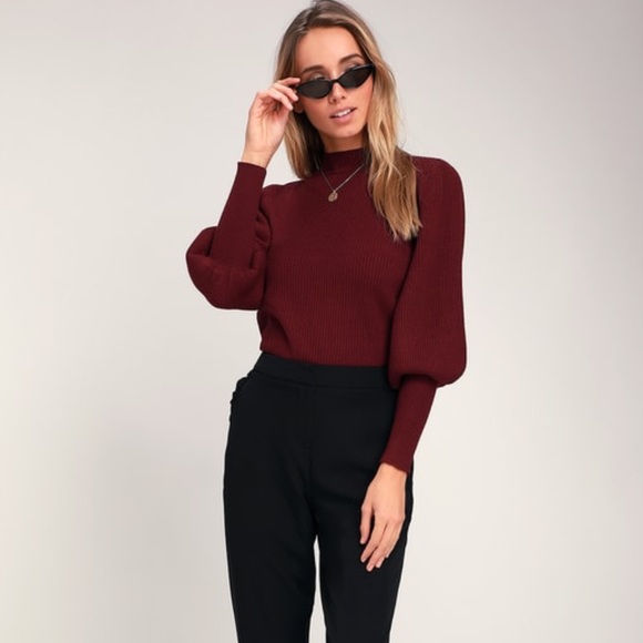 Balloon Sleeve Sweater - Picture 5 of 5